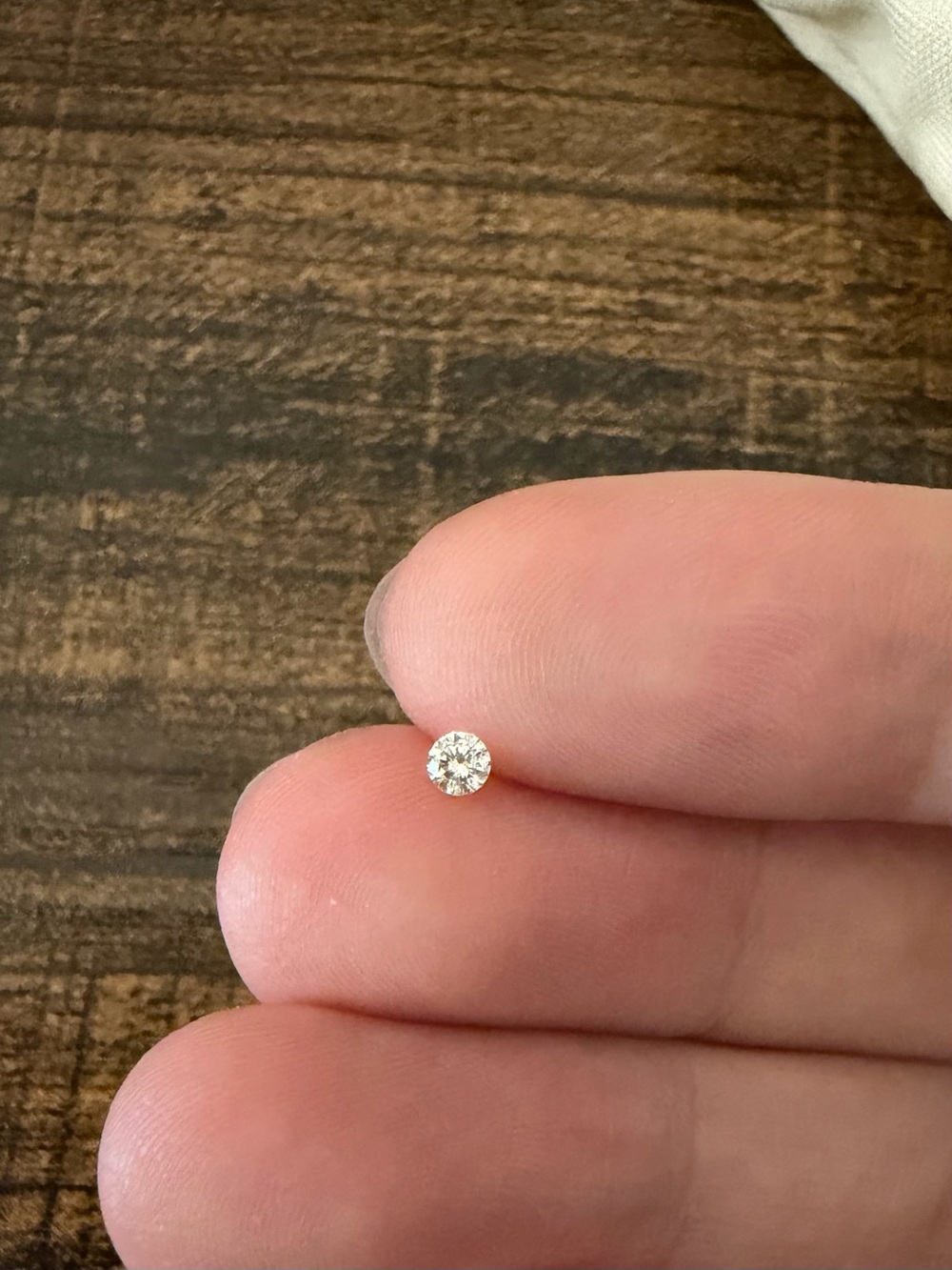 estate 2.5mm natural diamond earth mined loose solitaire SI clarity jewelry maki